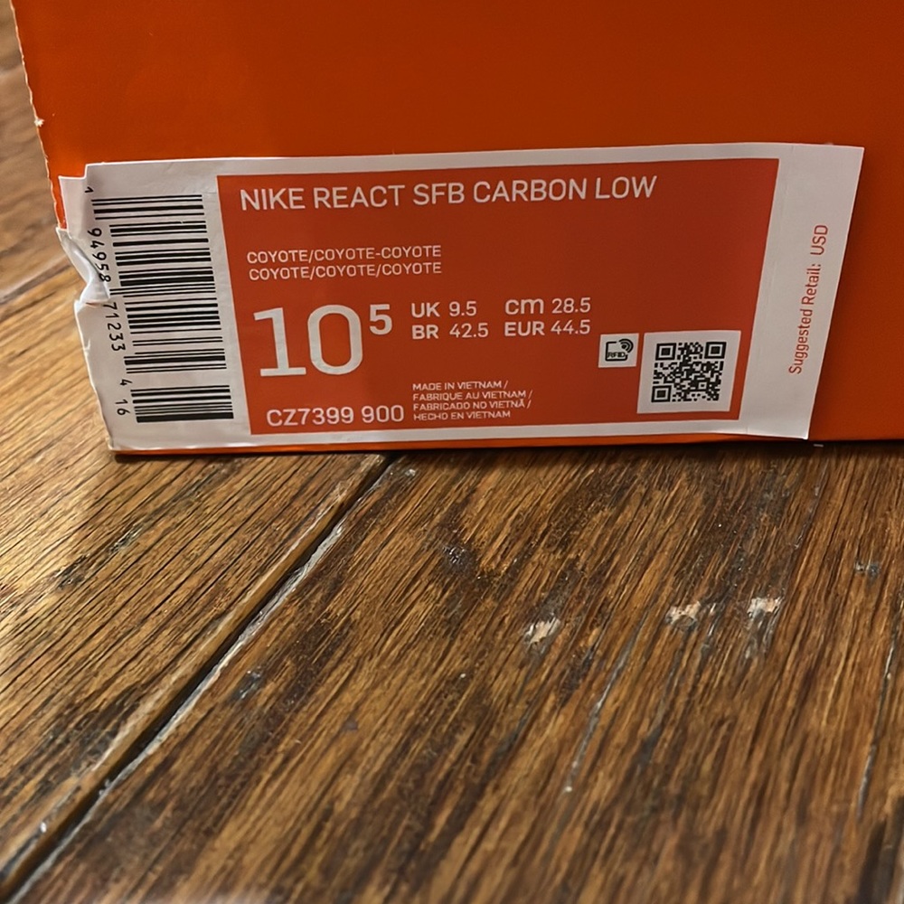 Nike React Sfb Ccarbon Low Size 10.5 - image 8